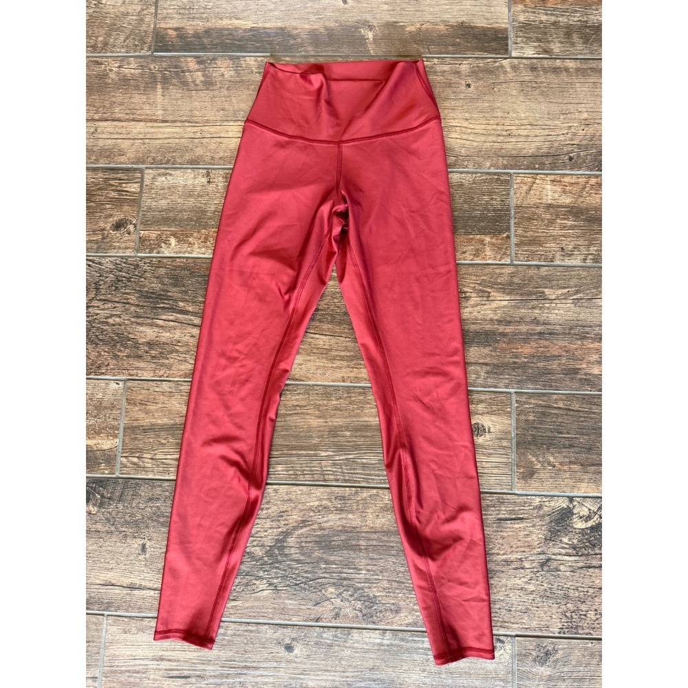 Alo Yoga High-Waist Airlift Leggings Summer Romance Red Size S - Picture 3 of 8